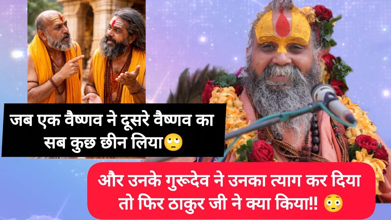 जब दो वैष्णवों में भयंकर झगड़ा हुआ और एक ने छल से दूसरे का सब कुछ छीन लिया😐 श्री विट्ठलदास जी महाराज