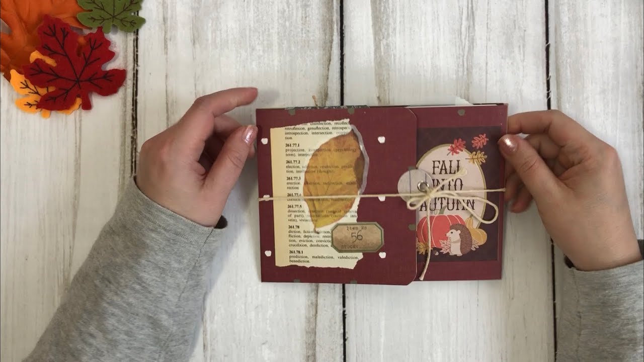 EASY Snail Mail Kit -  Craft With Me - Tutorial - Fall Theme