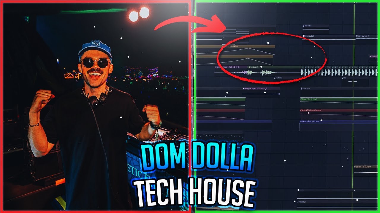 How To Dom Dolla Style Tech House Drop [FL Studio Tutorial]