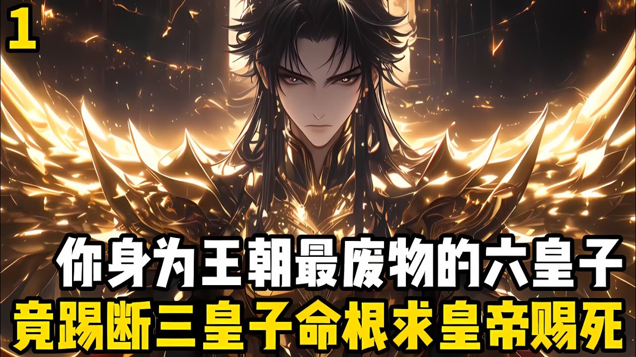 共100小時合集請慢慢觀看：你身爲大乾王朝最廢物的六皇子，做的第一件事就是踢斷三皇子命根，再當着文武百官的面求皇帝賜死，因爲你知道這是你唯一活命的機會#漫画 #小说 #玄幻