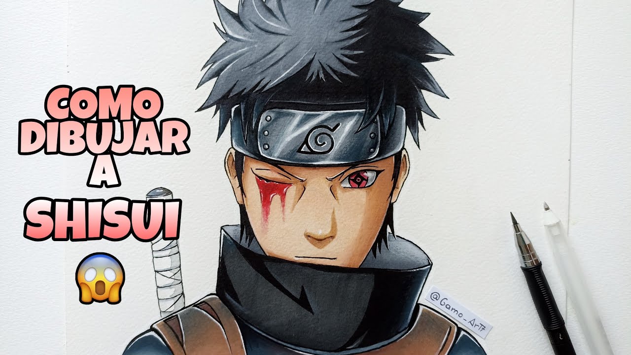 Como dibujar a SHISUI UCHIHA paso a paso | How to draw SHISUI UCHIHA