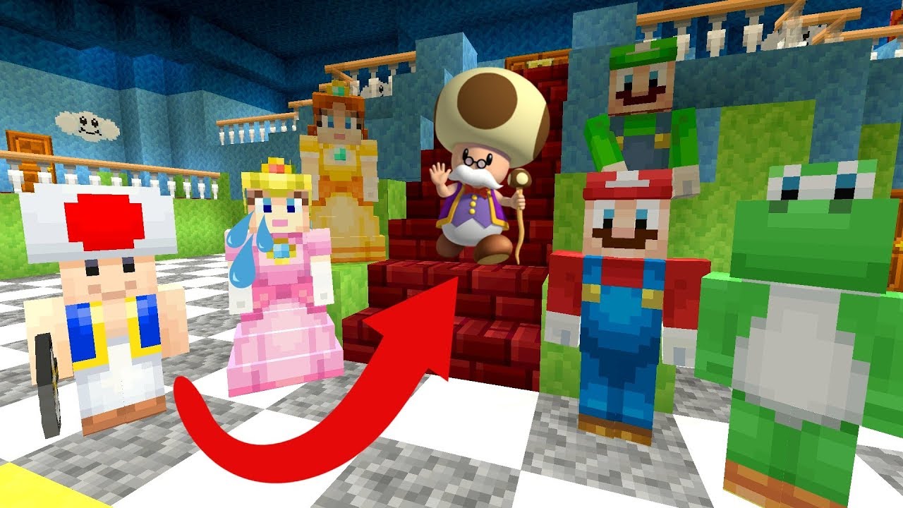 Peach LOSES Her Kingdom! [COURT: SUED AND ARRESTED!] - Super Mario Series - (Minecraft Switch) [240]
