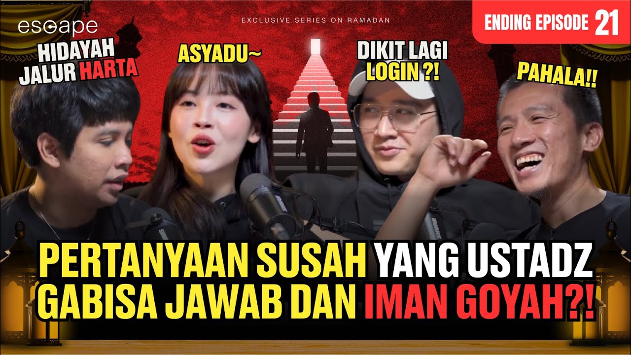 VEREN SYAHADAT?! USTADZ GABISA JAWAB?! - Escape Eps 21 (ft Felix Siauw, Koiyo Cabe, Veren Ornela)