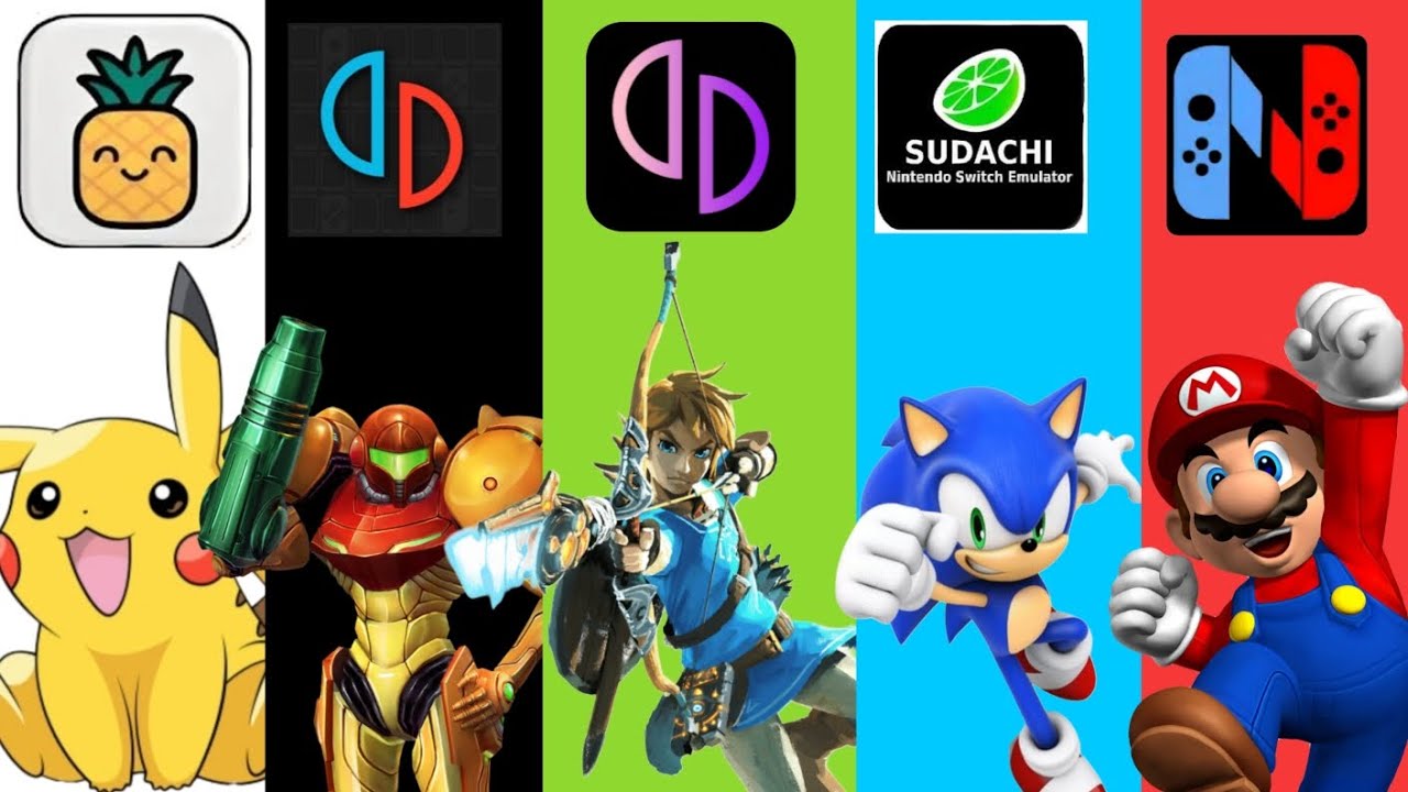 Лучший эмулятор Nintendo Switch для Android — Yuzu Suyu Sudachi Pine Ziunx UZUY NYUSHU Pine Skyline