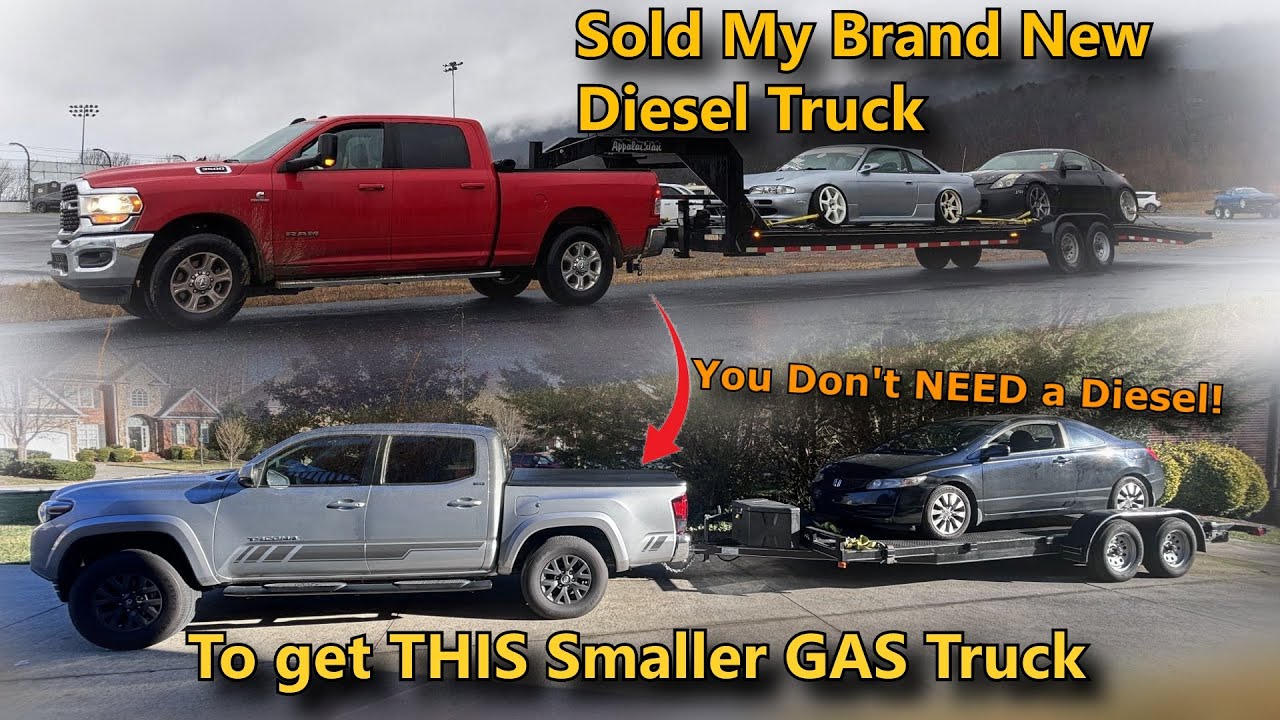 Towing HEAVY with a Toyota Tacoma… Sold my RAM 3500 for this?!