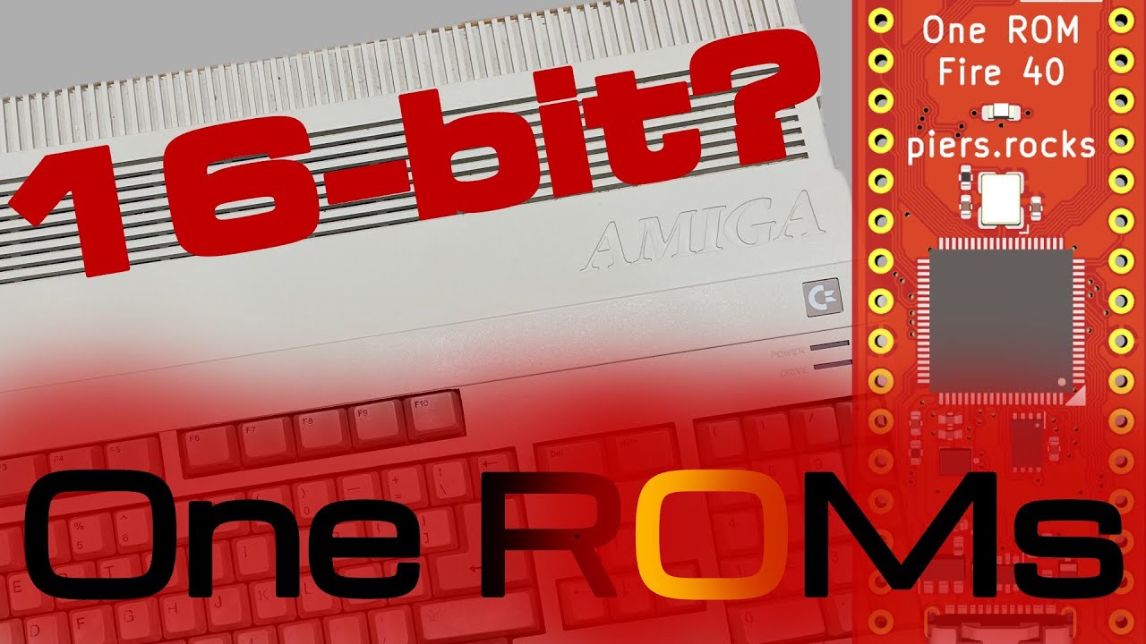 Laying out a 40 pin 16-bit One ROM - Amiga Kickstart support coming soon?
