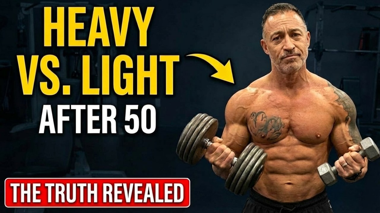Heavy Weight vs Light Weight After 50 — What Actually Builds MORE Muscle