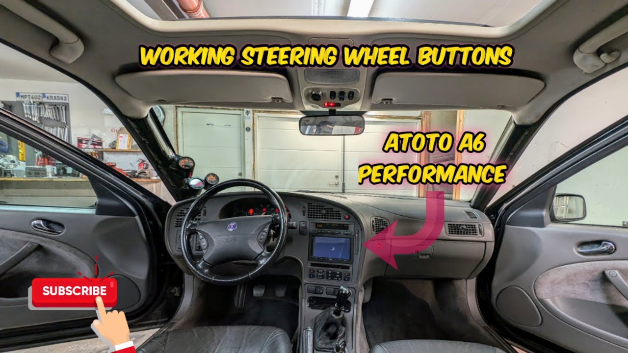 Saab 9-5 Headunit Upgrade! Atoto A6 Performance