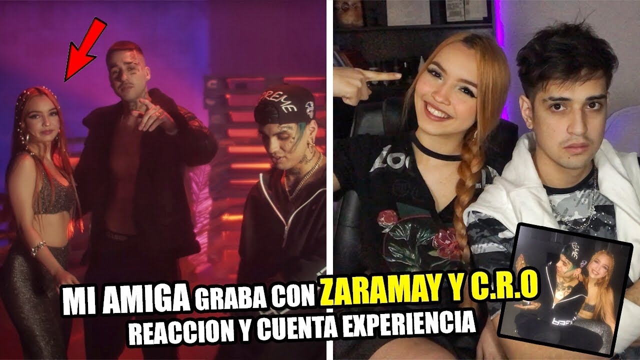 REACCIÓN con MI AMIGA a C.R.O ft. Zaramay - BABY DRIP *MI AMIGA GRABA CON ELLOS* ME ENOJO