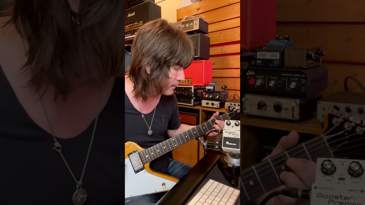 QUICK ONES #1 BOSS BP1W BOOSTER PREAMP - прозрачный или цветной бустер 