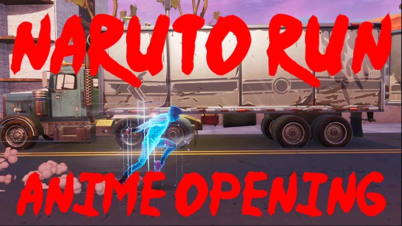Fortnite KILLS WITH NARUTO RUN ANIME OPENING