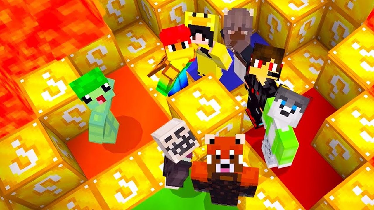 BATALIA NOROCULUI pe SURVIVAL GAMES CU LUCKY BLOCKS vs ABONATI!