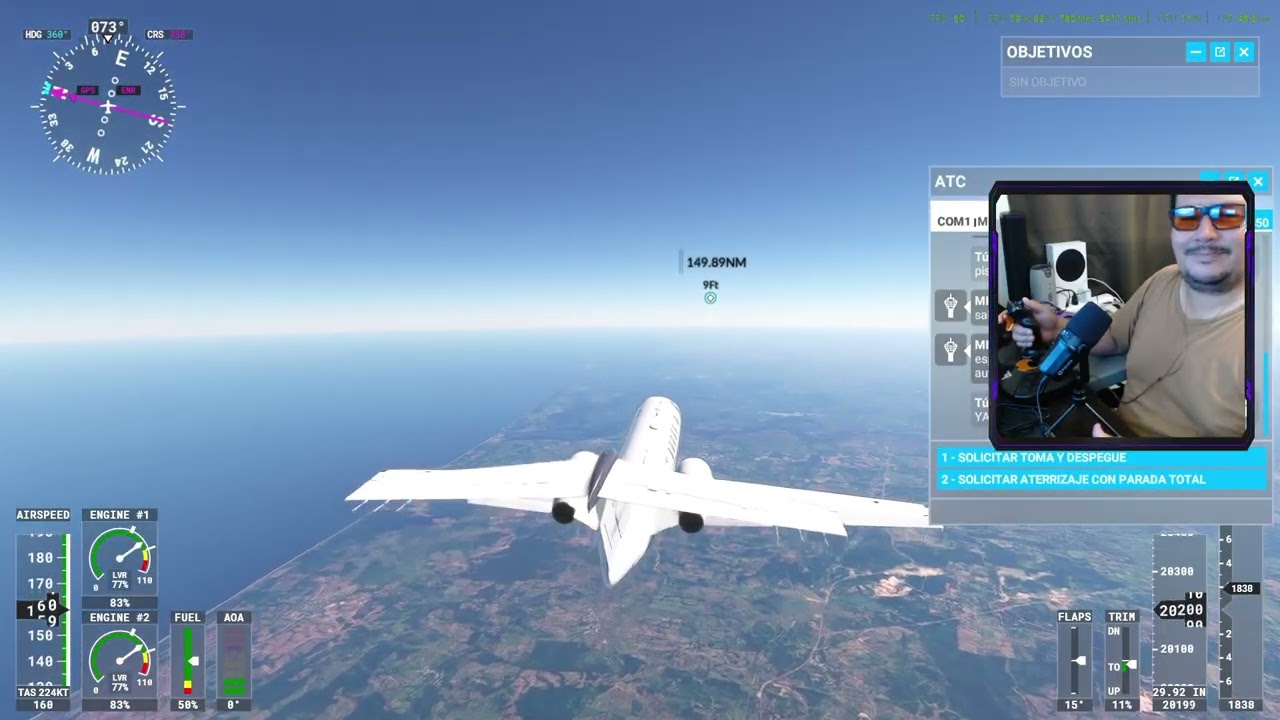 Flight Simulator, Vuelo Minatitlan-Cd del carmen, primeros vuelos, no exijan mucho :)