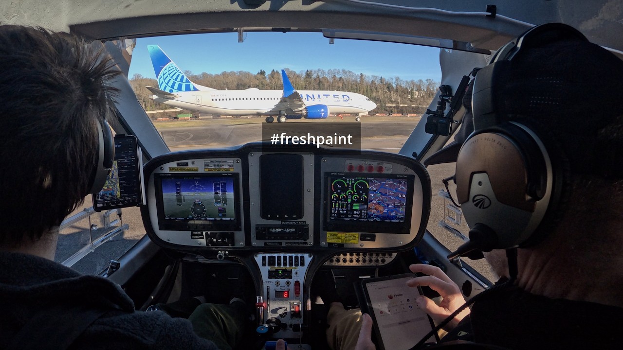 day at the museum: flying into and out of boeing field