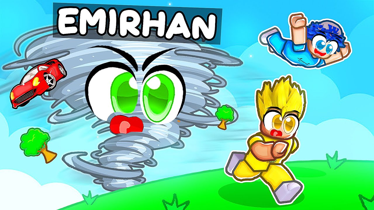 Roblox'un EN BÜYÜK KASIRGASI OLUP DÜNYAYI YUTTUM! 🌪️