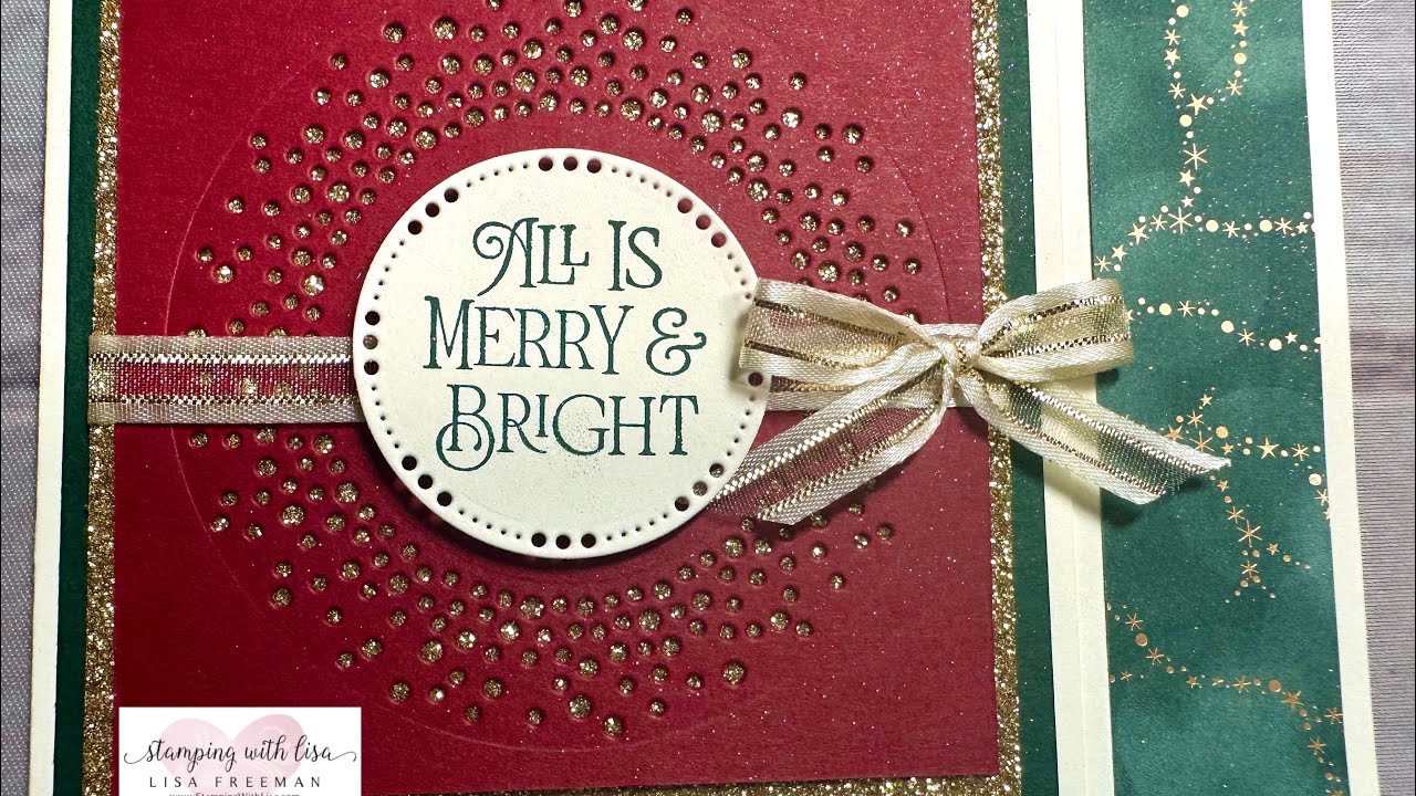 Sparkling Christmas Card With Brightest Glow!