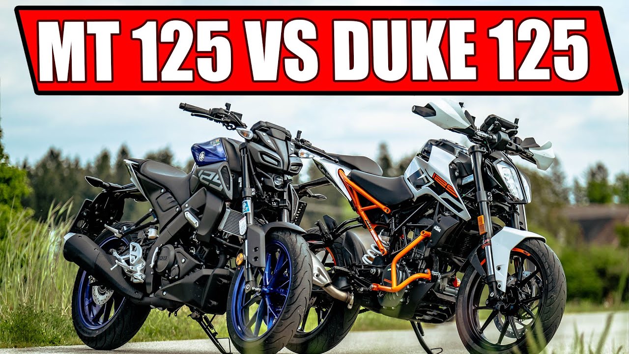 KTM DUKE 125 2020 VS YAMAHA MT 125 2020