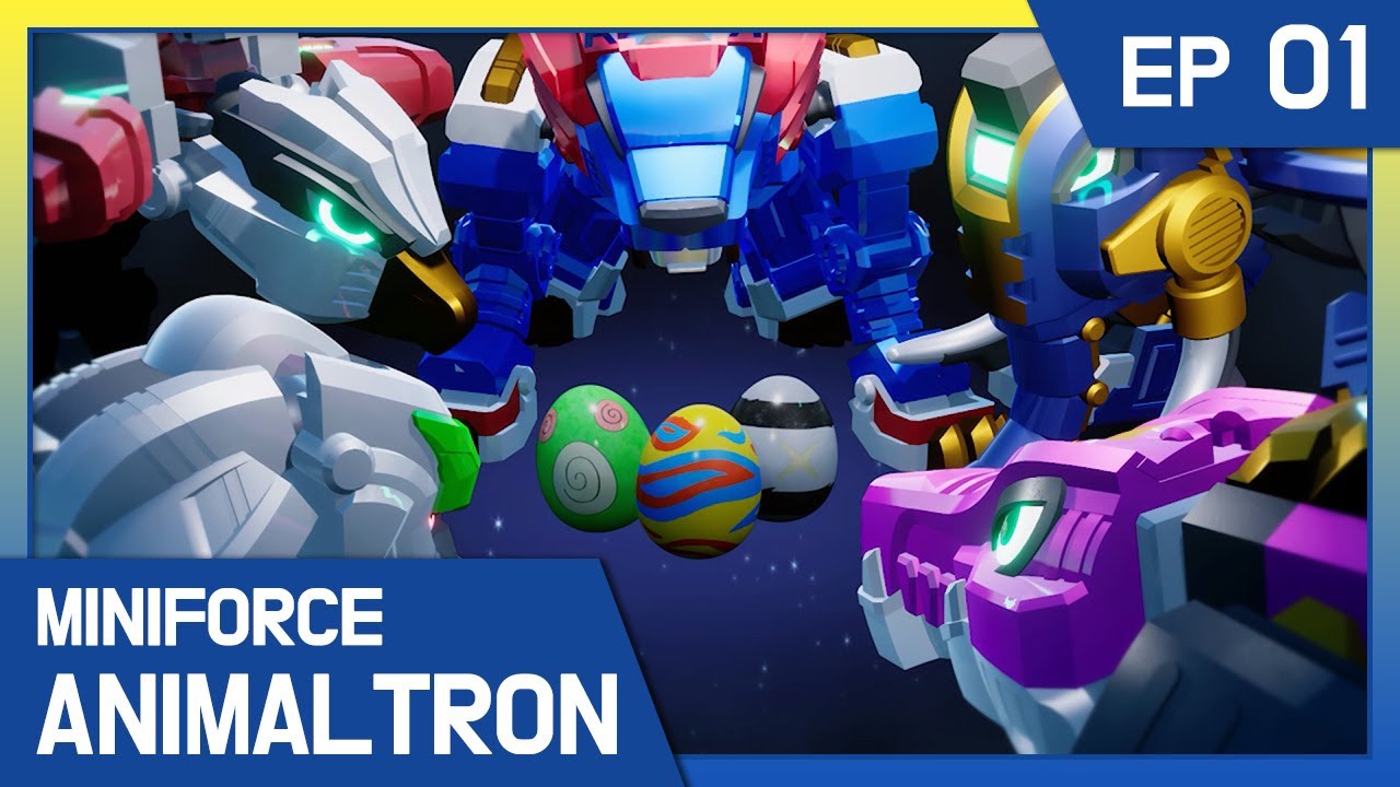 [KidsPang] Miniforce Animaltron｜🦁Ep.1 Animaltron Lion from Animal Planet