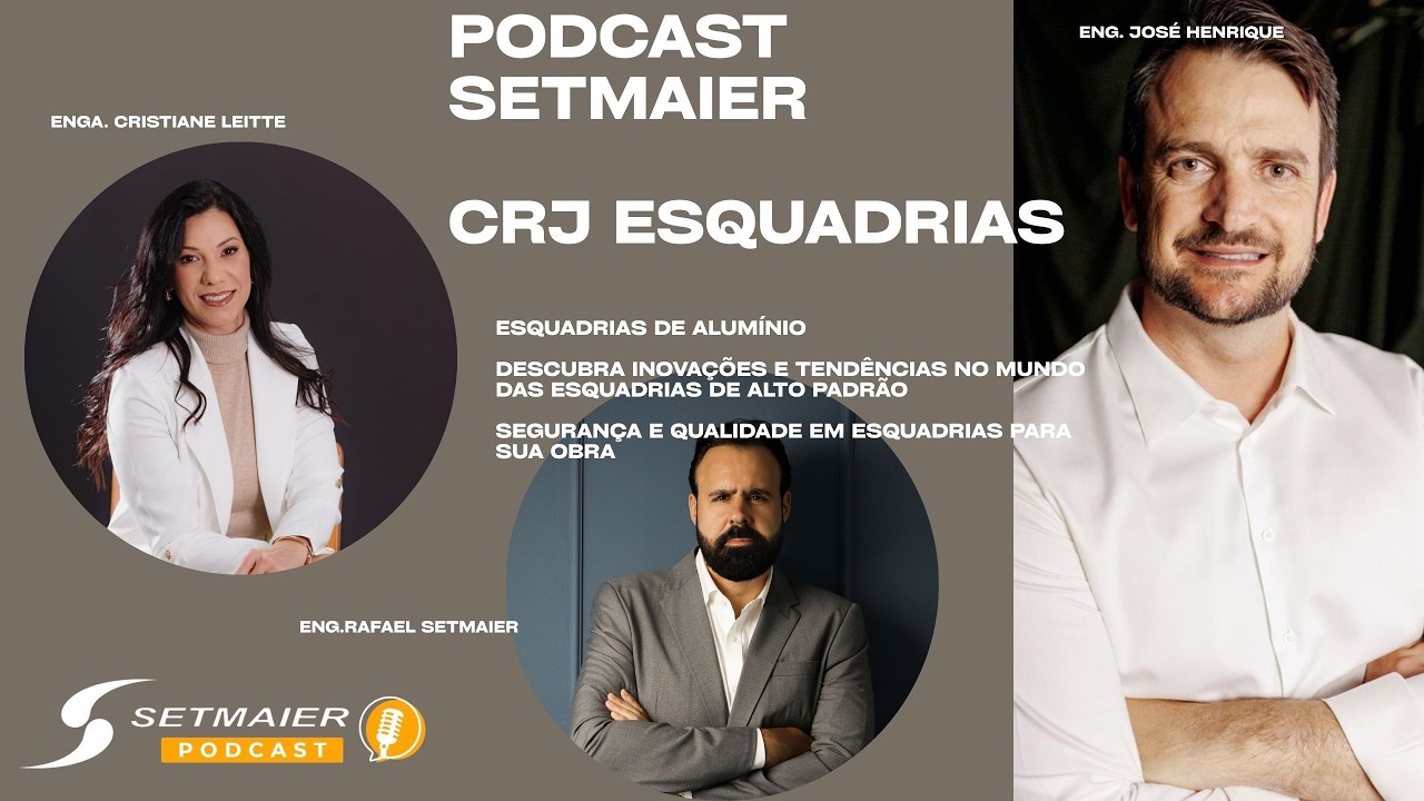 Esquadrias de Alumínio para Obras de Alto padrão (CRJ Esquadrias / Eng.Rafael Setmaier ).