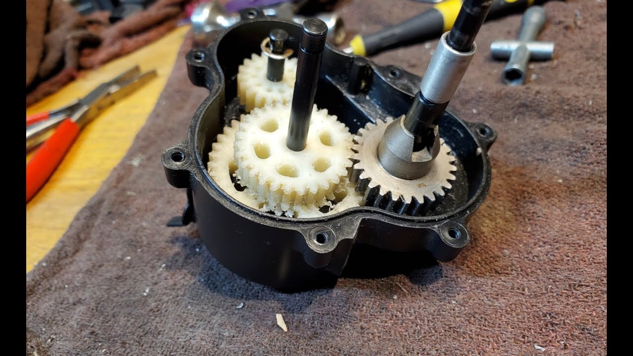 Traxxas 2.5 T-maxx Electric Conversion Stripped Gear Fix
