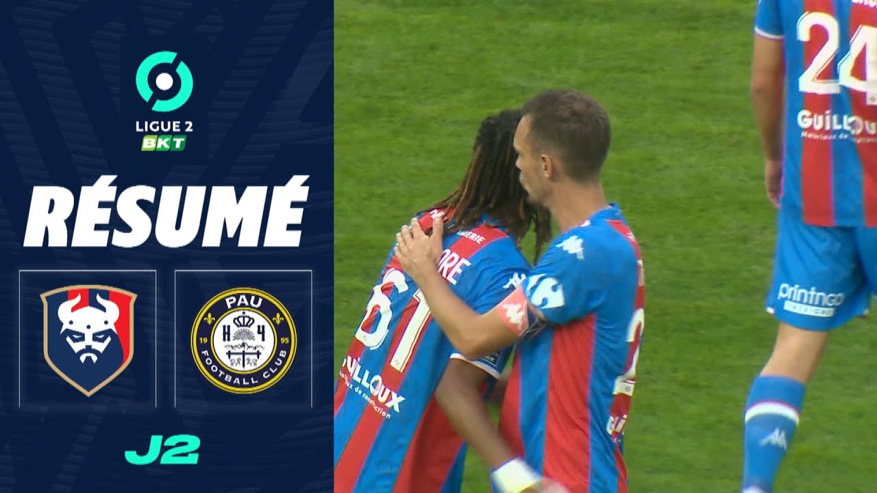 STADE MALHERBE CAEN - PAU FC (2 - 0) - Résumé - (SMC - PAU) / 2023-2024