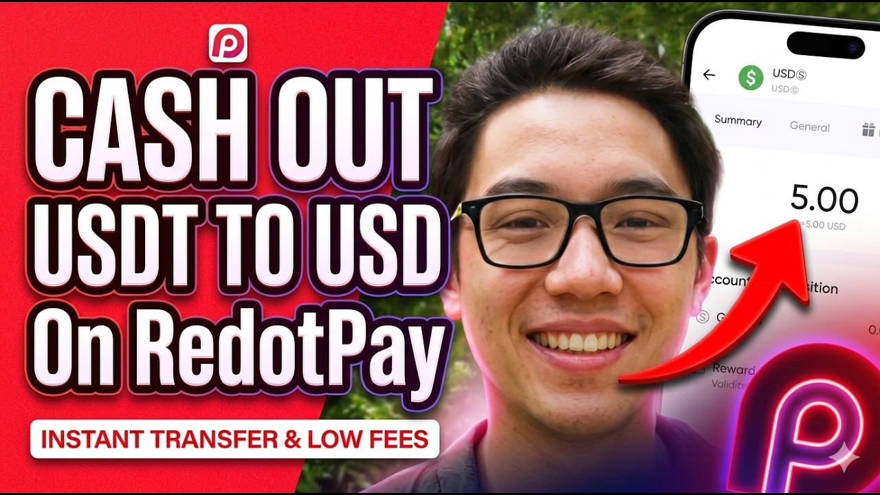 How to Cash Out USDT to USD on RedotPay | Full 2026 Tutorial