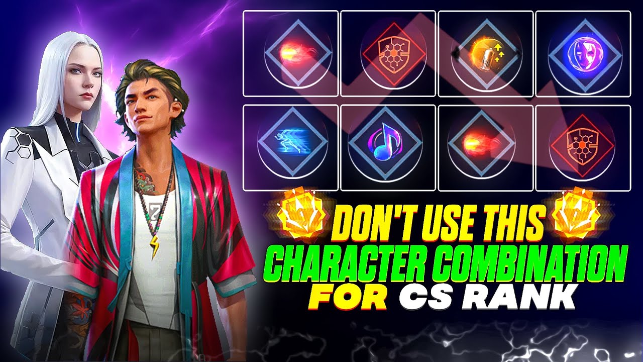 Best character combination for cs rank | cs rank grandmaster push glitch tips and tricks