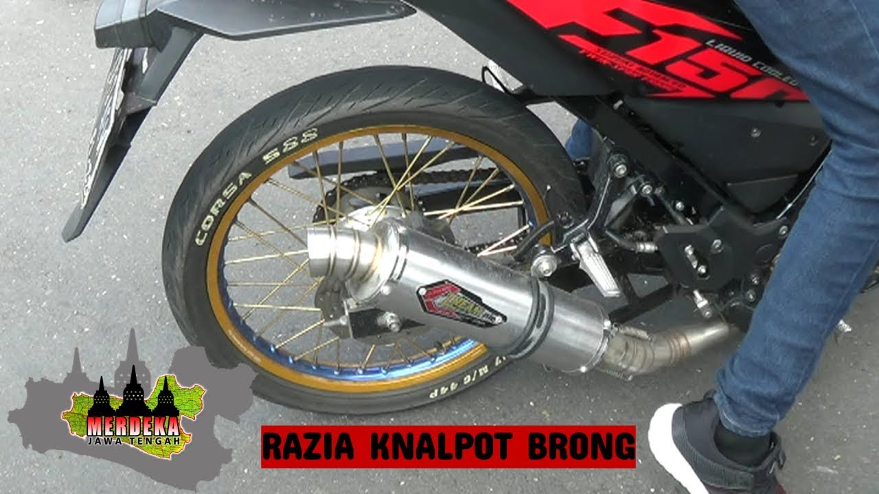SATLANTAS POLRESTABES SEMARANG MERAZIA KNALPOT BRONG