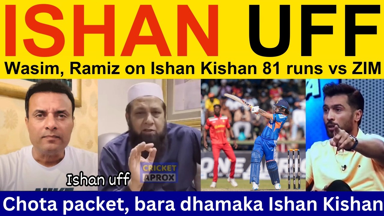 Pak Media Crying on Ishan Kishan batting today vs ZIM | Ramiz Speaks, Shoaib Akhtar on Ind vs ZIM