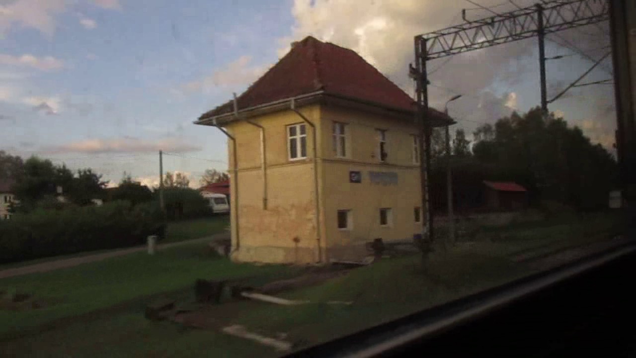 Przejazd na trasie Wołowno - Olsztyn Zachodni w EN57-1921