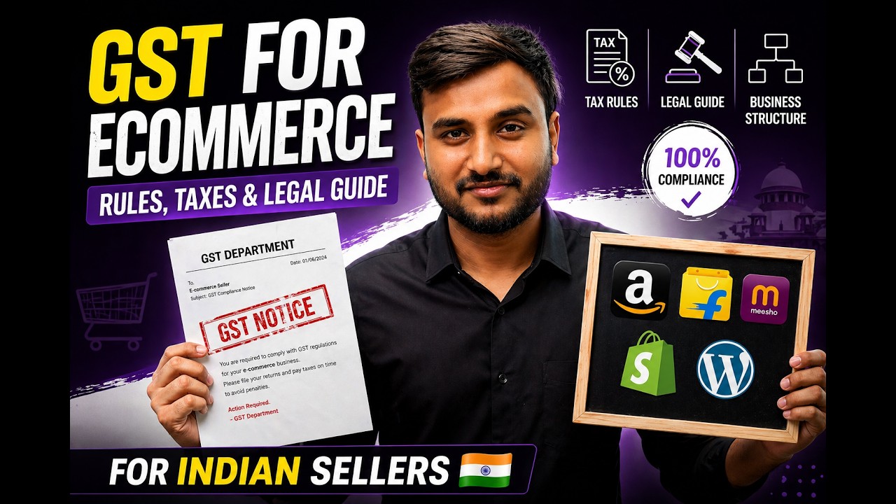 GST Rules for Ecommerce Business in India | Complete Guide for Amazon, Flipkart & Meesho Sellers