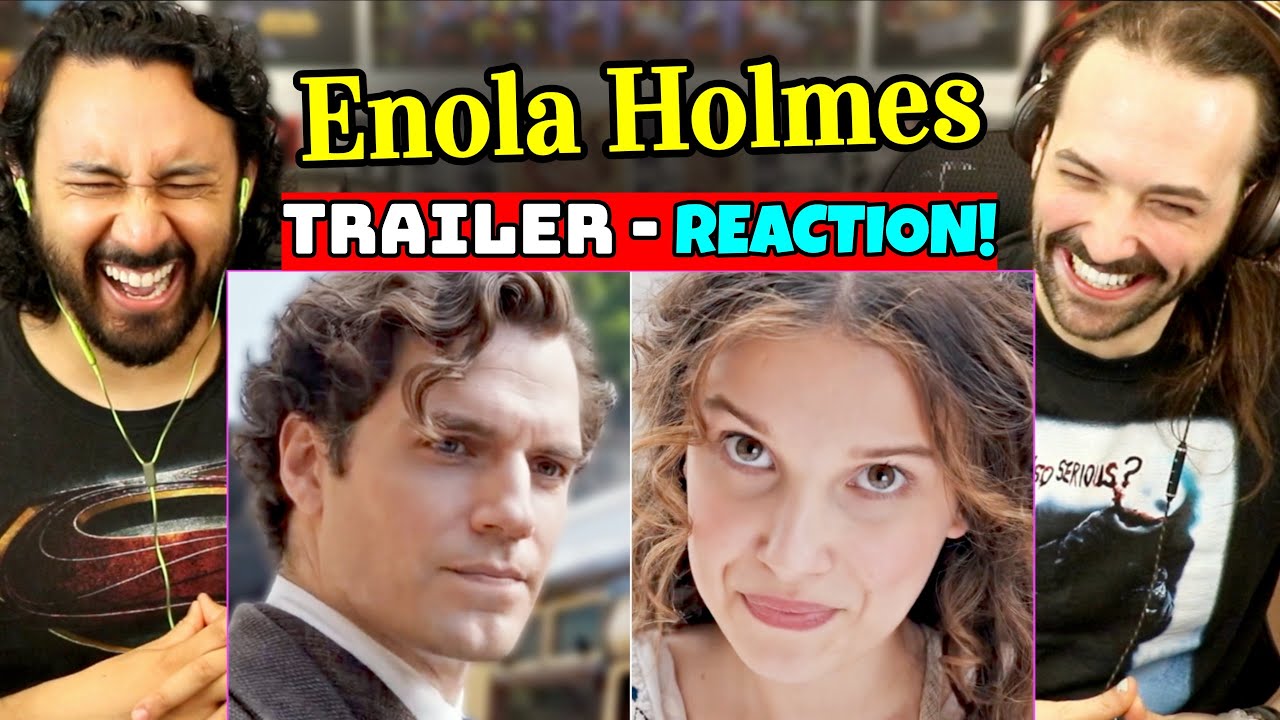 ENOLA HOLMES | TRAILER - REACTION! (Henry Cavill, Millie Bobby Brown)