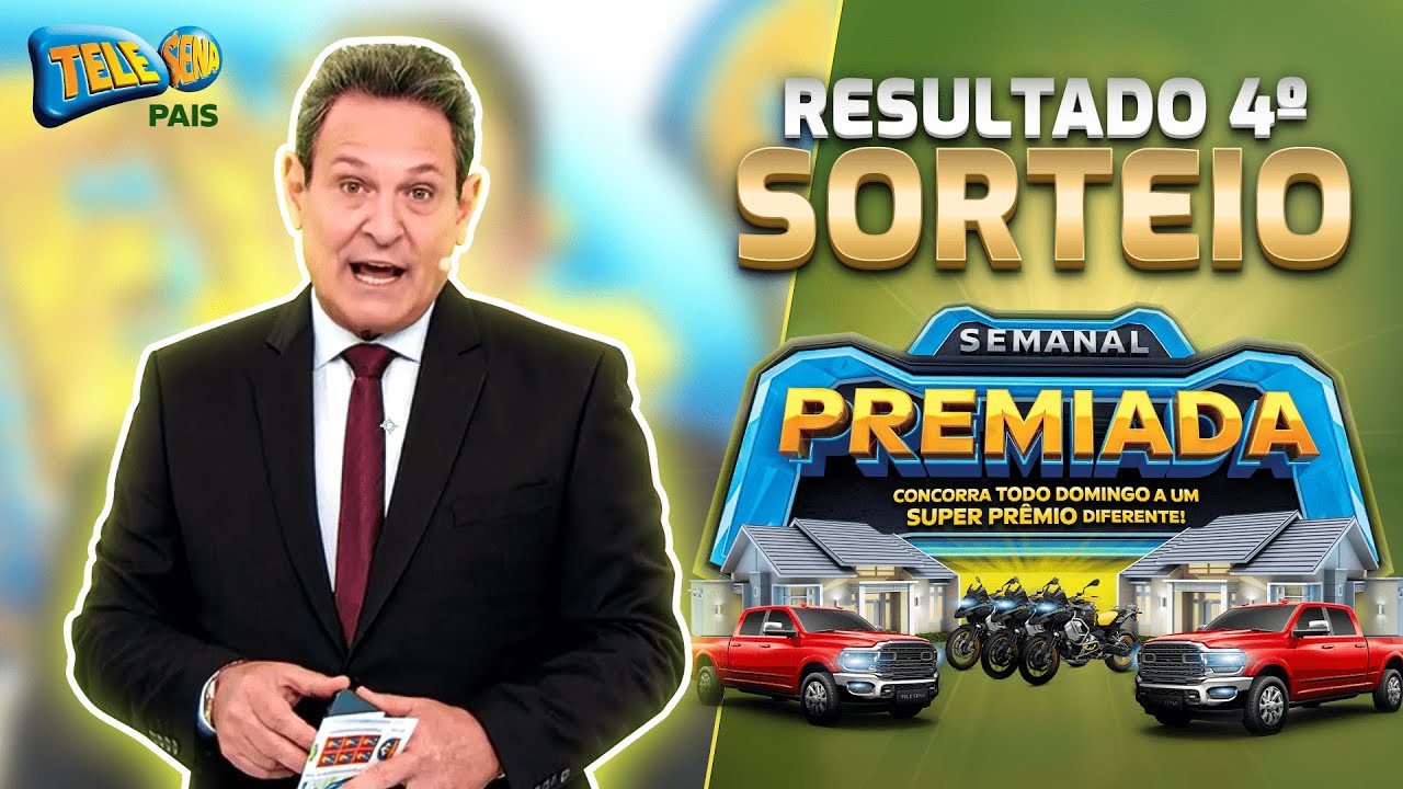 Confira o 4º Sorteio da Tele Sena de Pais 2022 (24/07/2022)