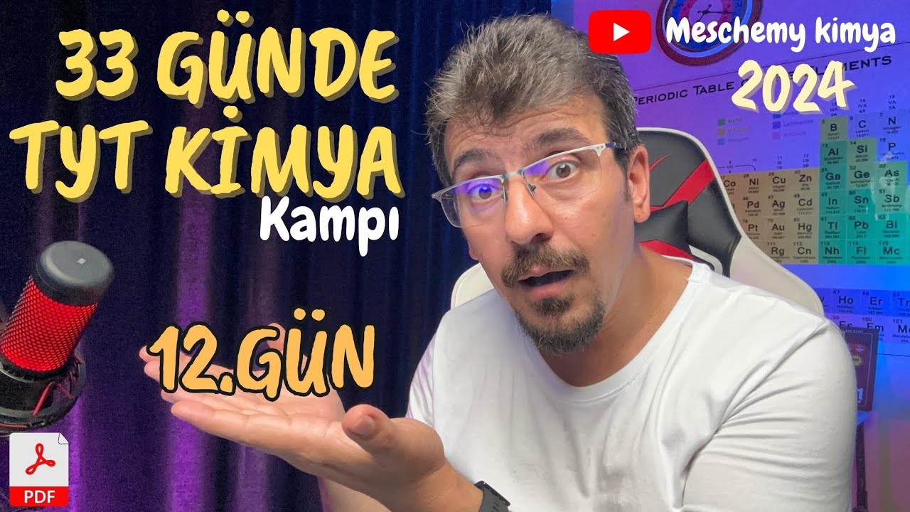 Kimyasal Türler Arası Etkileşimler 5 | 33 Günde TYT Kimya Kampı | 9. Sınıf | 12.gün