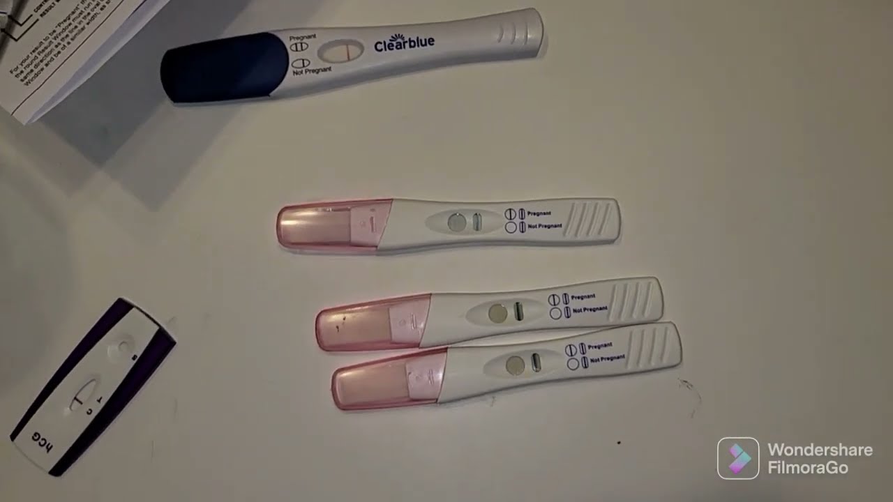 8dpo & 9dpo Pregnancy test, Are the blue faint lines positive?!?!?