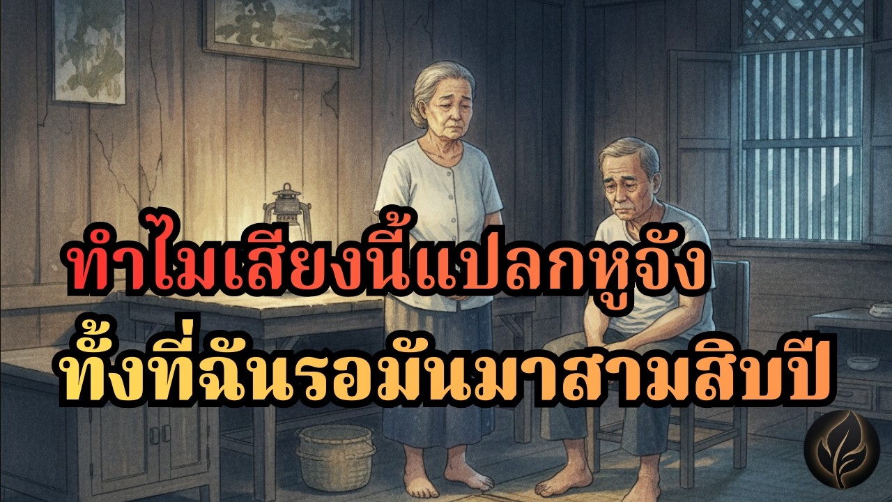เราอยู่ด้วยกันมาสามสิบปี แต่ไม่เคยได้ยินเสียงนี้ | รอยธรรมในเรื่องเล่า