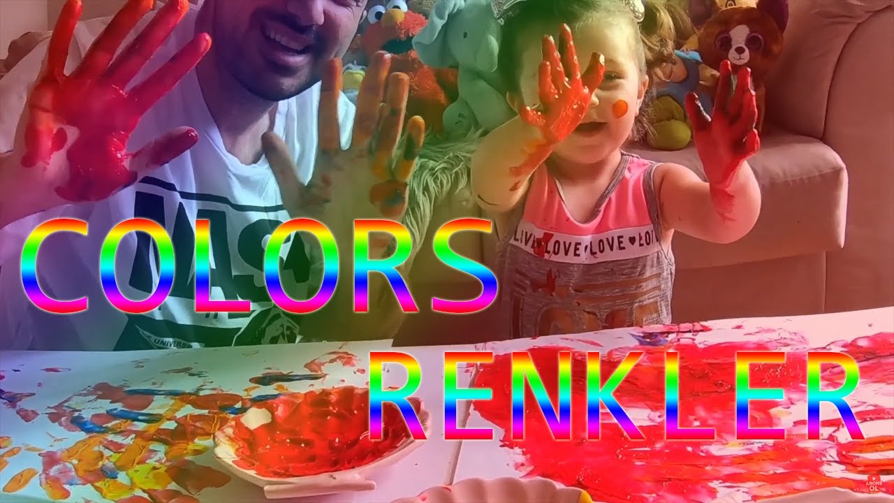 Little baby girl fun learning colors for children - Fun kids video