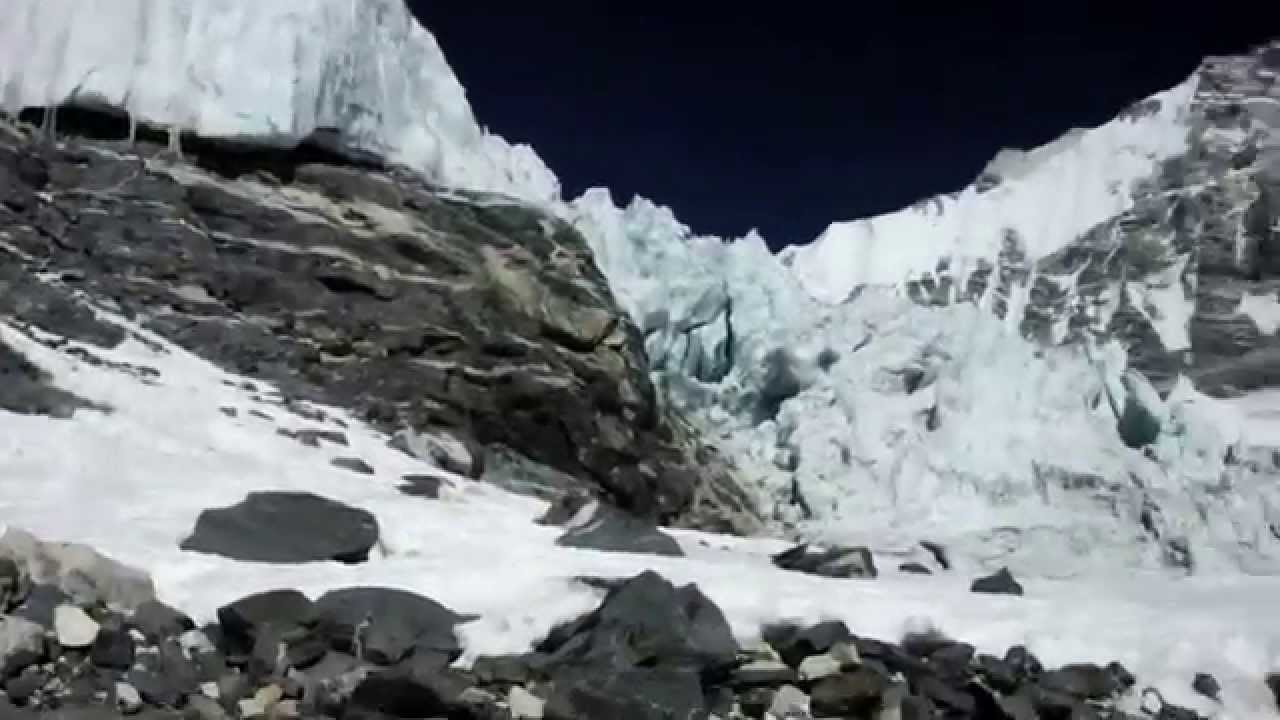 Making a campsite on the 