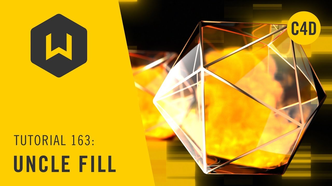 How to create an object filled with Smoke in X-particles and Cinema 4d - Tutorial: 163 Uncle Fill