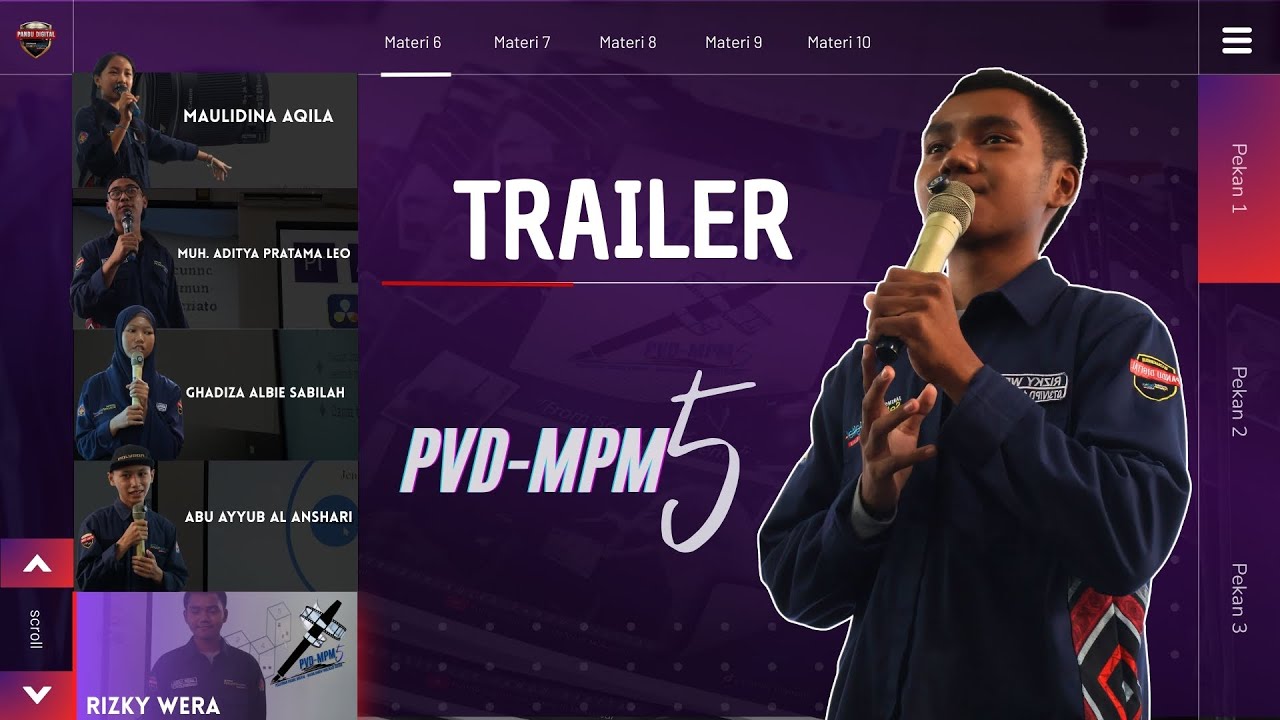 MATERI 6 || PVD-MPM 5 || Rizky Wera || TRAILER