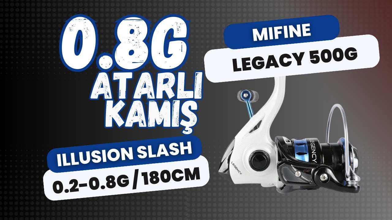 Mifine Illusion Slash 0.2g/0.8g ile Çupra Avı