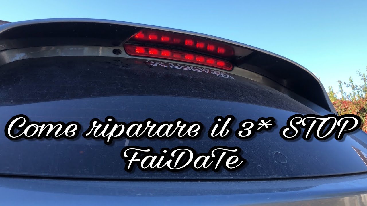Riparare il 3° STOP su Alfa Romeo MiTo