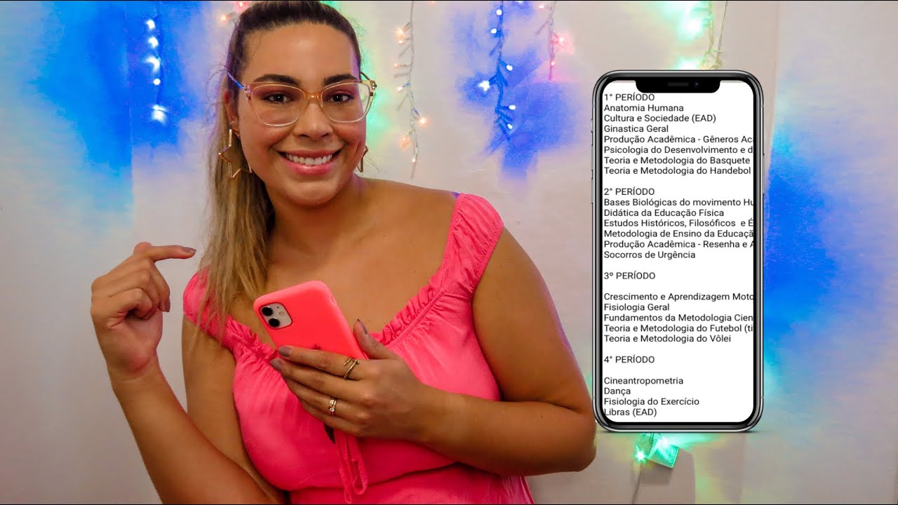 DISCIPLINAS DO CURSO DE EDUCAÇÃO FÍSICA - BACHARELADO