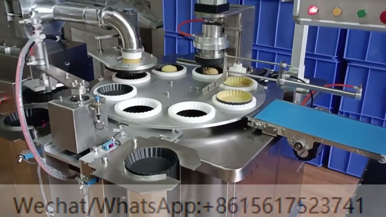 Fully automatic egg tart crust making machine