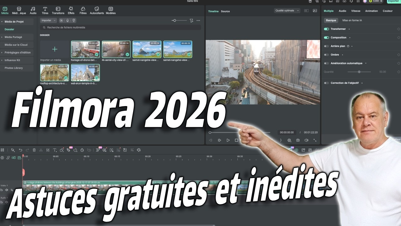 Filmora, astuces inédites, gratuites et utiles (2026 )