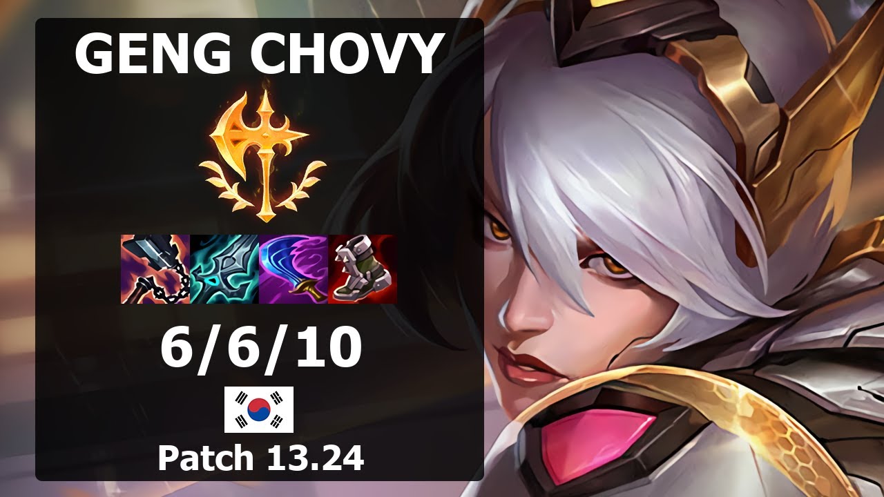 GenG Chovy Irelia MID vs Yone| Patch 13.24 KR Challenger