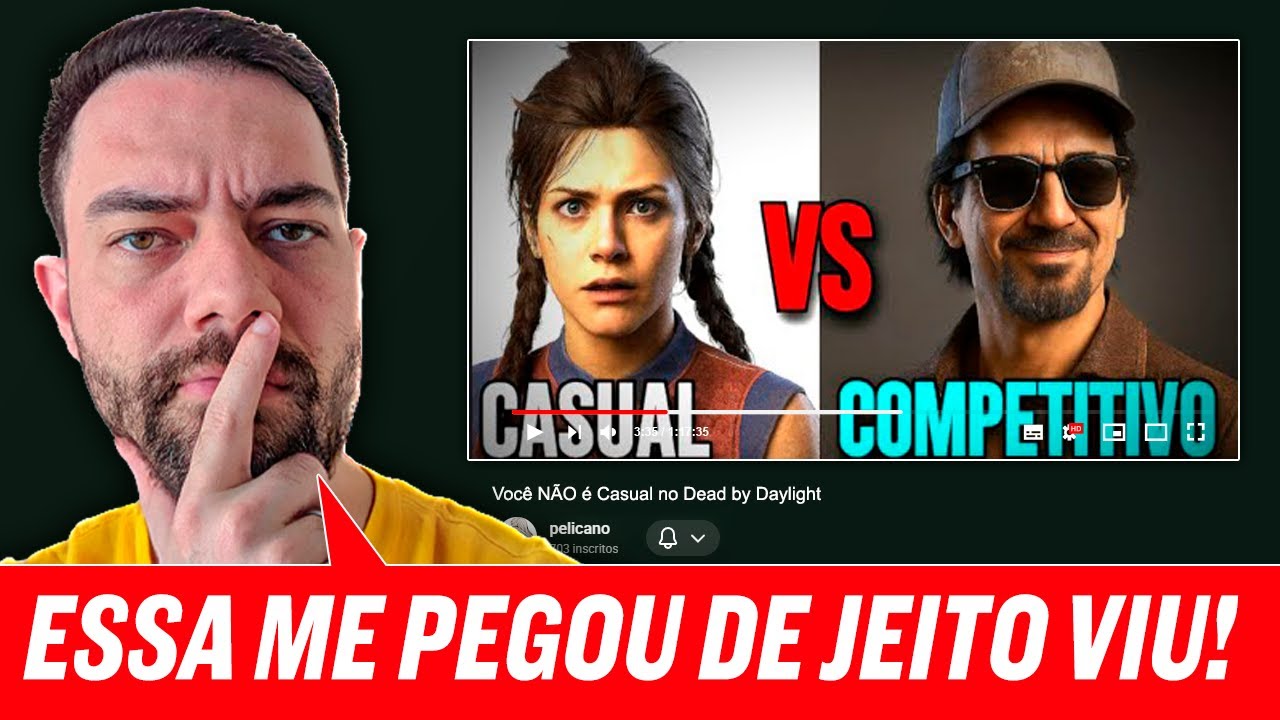 PELICANO mandou a real sobre a HIPOCRISIA da comunidade do Dead by Daylight! React