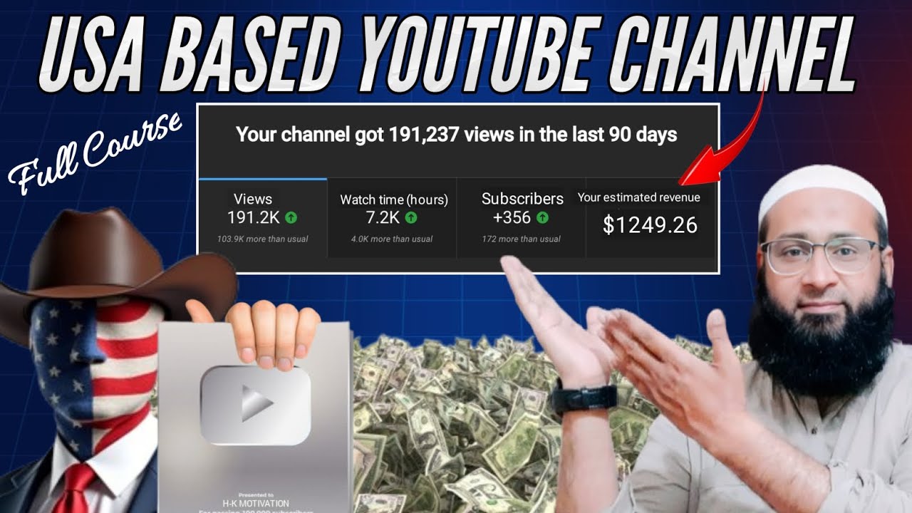 Create Usa Based Youtube channel With This Secret Nich🔥| Complete Course