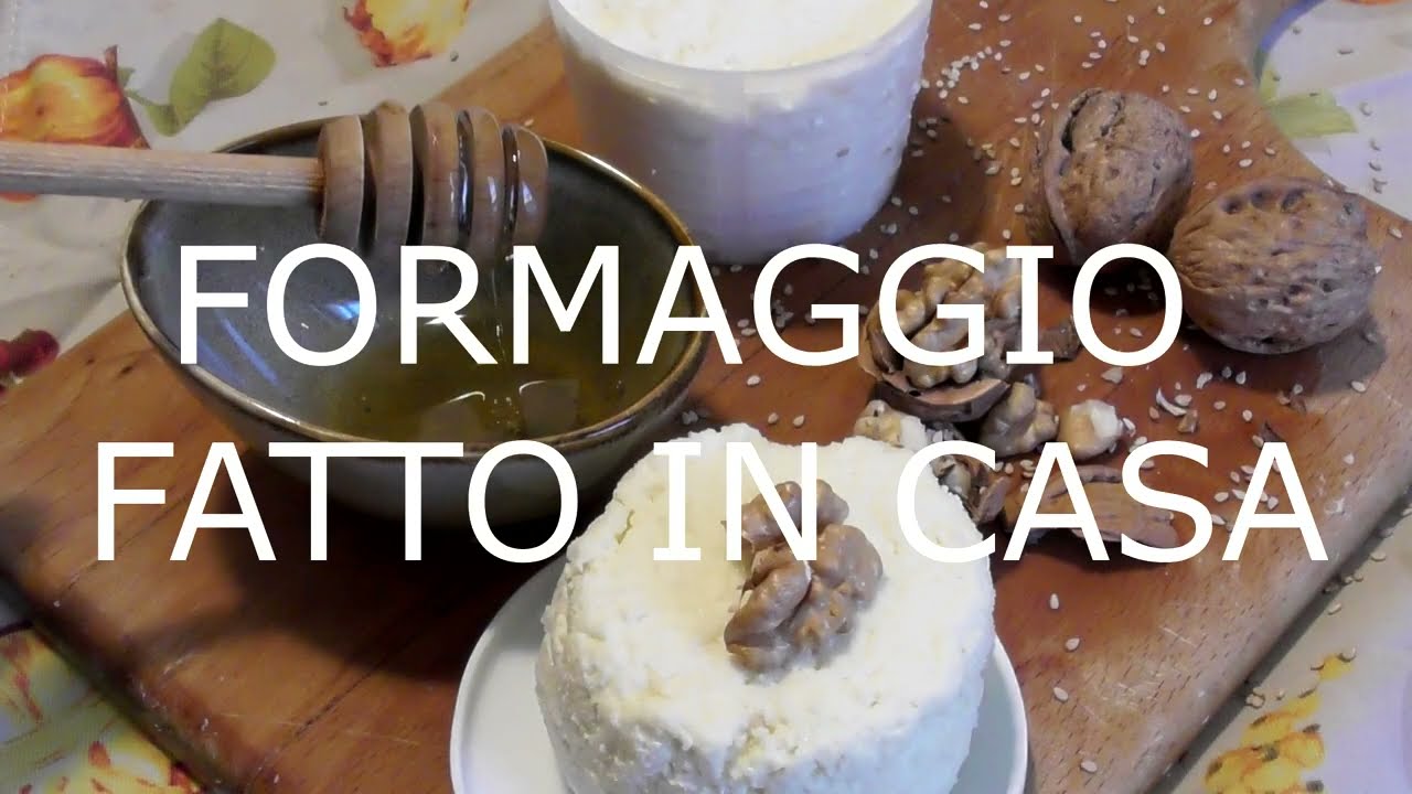 Formaggio Fatto in Casa senza caglio  veloce e facile