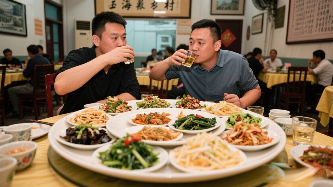 上海浦东农村百年老饭店，十几种凉菜拼一盘，来吃必点【舟小九】